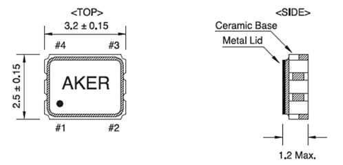 Programming Crystal Oscillator SMPN-321 Series Specification